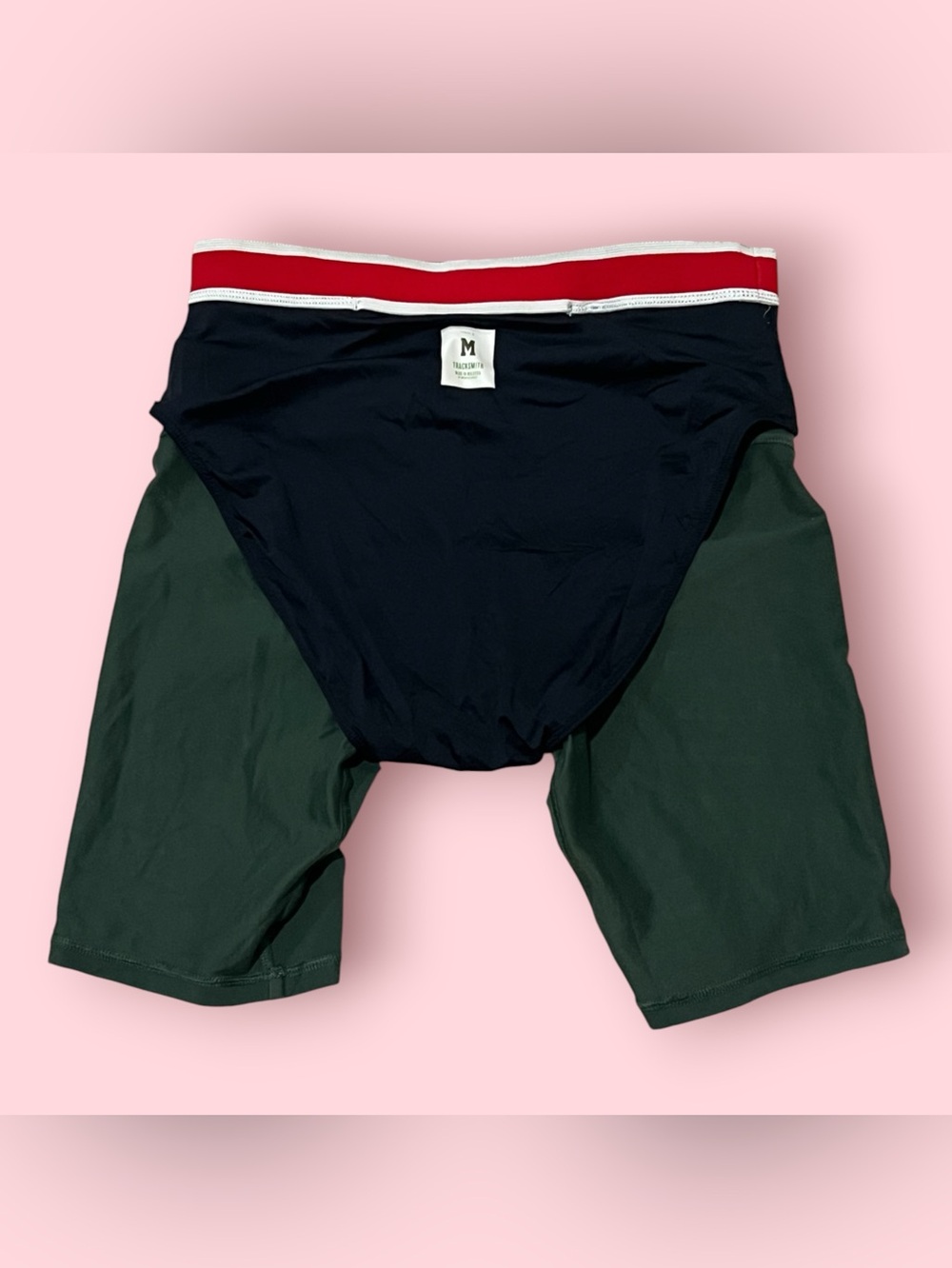 Tracksmith Turnover Men’s Half Lined Tight (Forest Green) - Picture 6 of 8